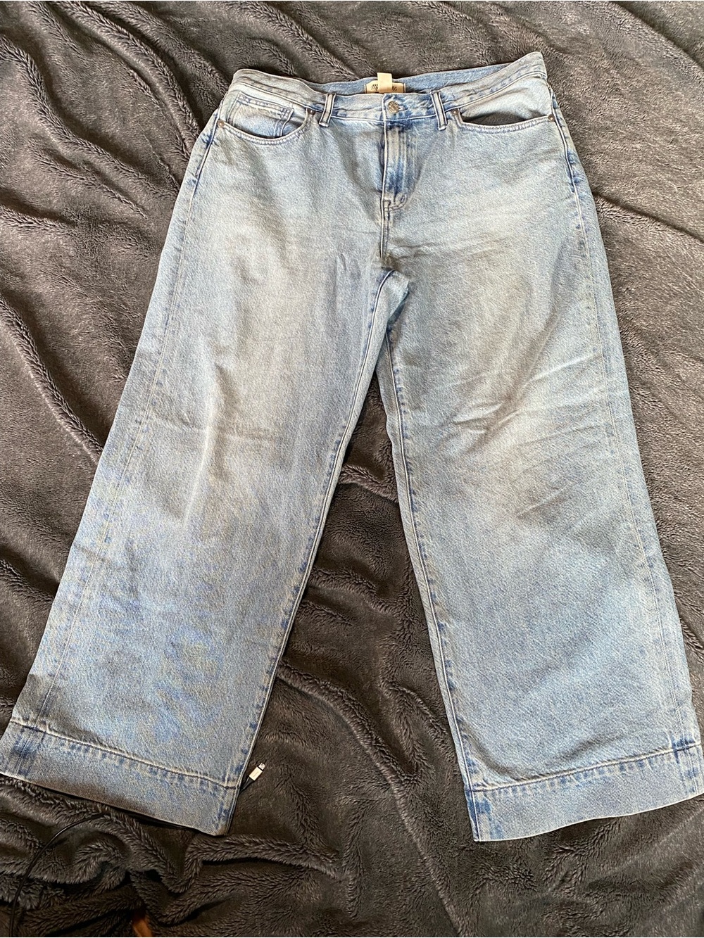 Madewell Light Blue Wide-Leg Jeans